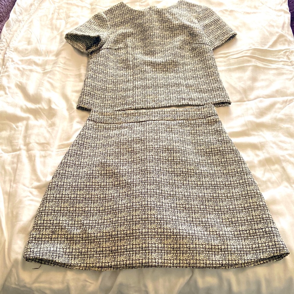 Tweed Two Piece Outfit from express size small